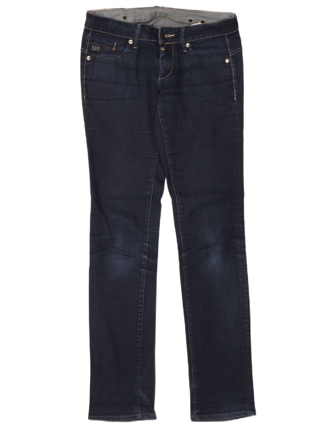 Jeans dritti da donna G-Star W30 L36 cotone blu navy