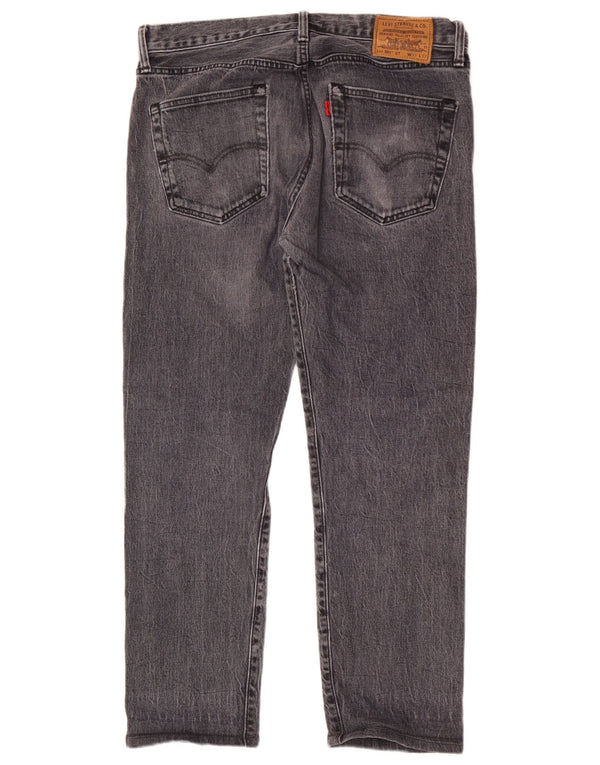 Levi's Mens 501 Straight Jeans W33 L28 Grey Cotton