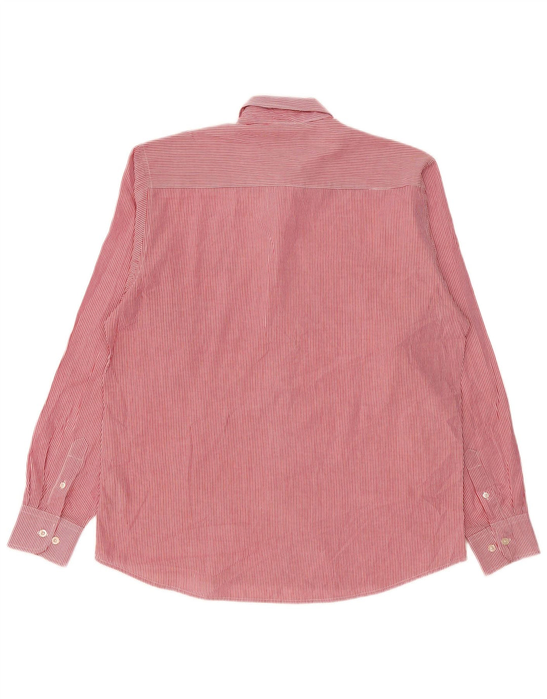Camicia Pierre Cardin da uomo vestibilità regolare XL poliestere gessato rosso