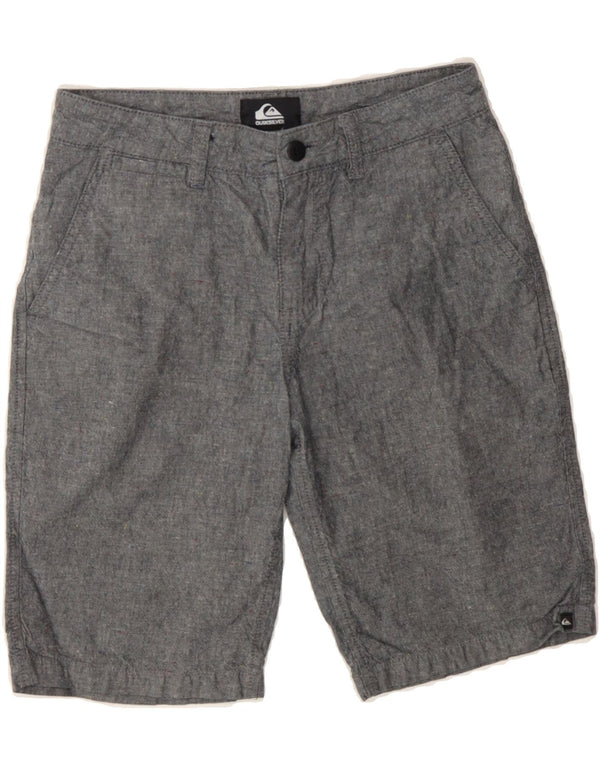 QUIKSILVER Womens Chino Shorts W26 Small Grey Cotton