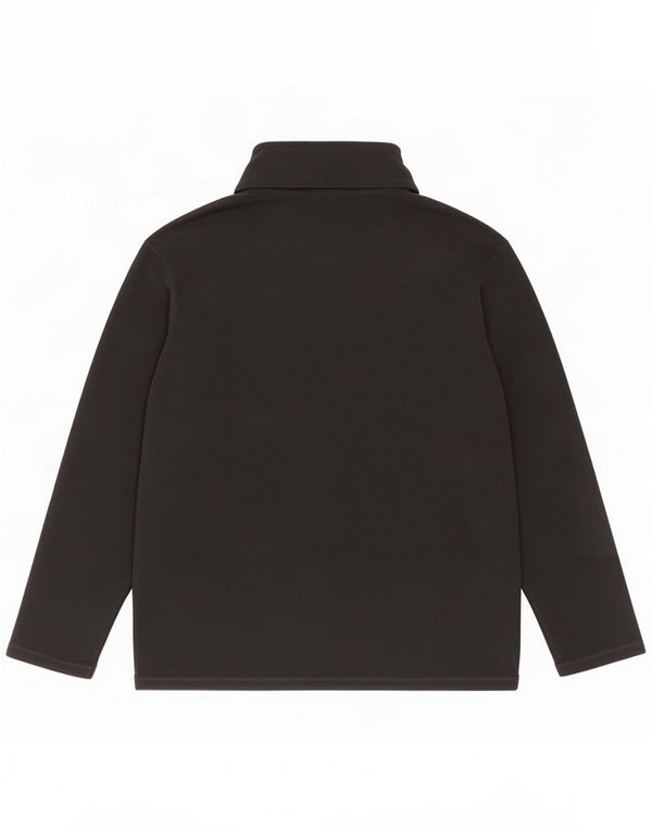Maglione The North Face da uomo in pile con zip e collo grande nero poliestere