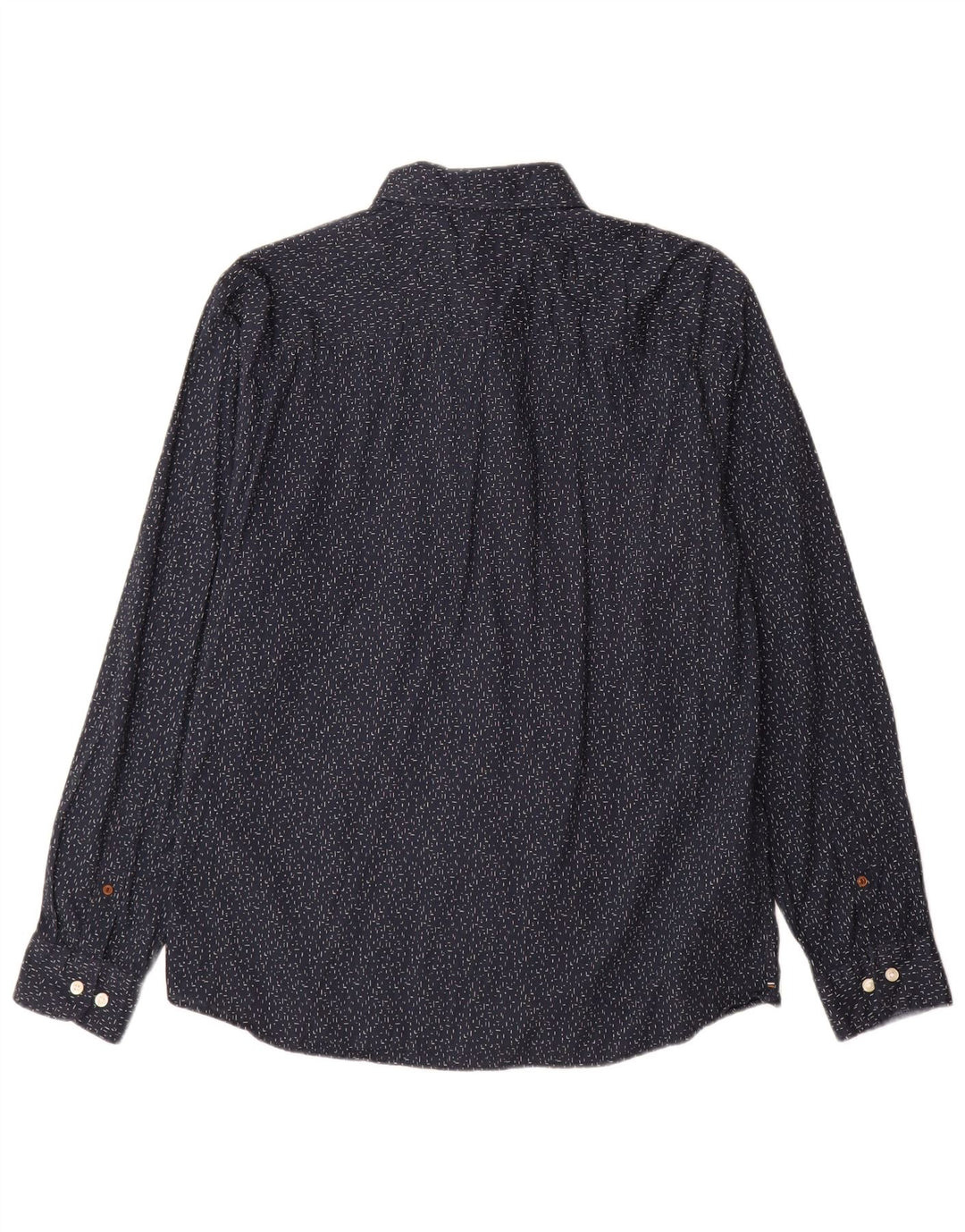 Camicia da uomo Jack & Jones XL in cotone maculato blu navy