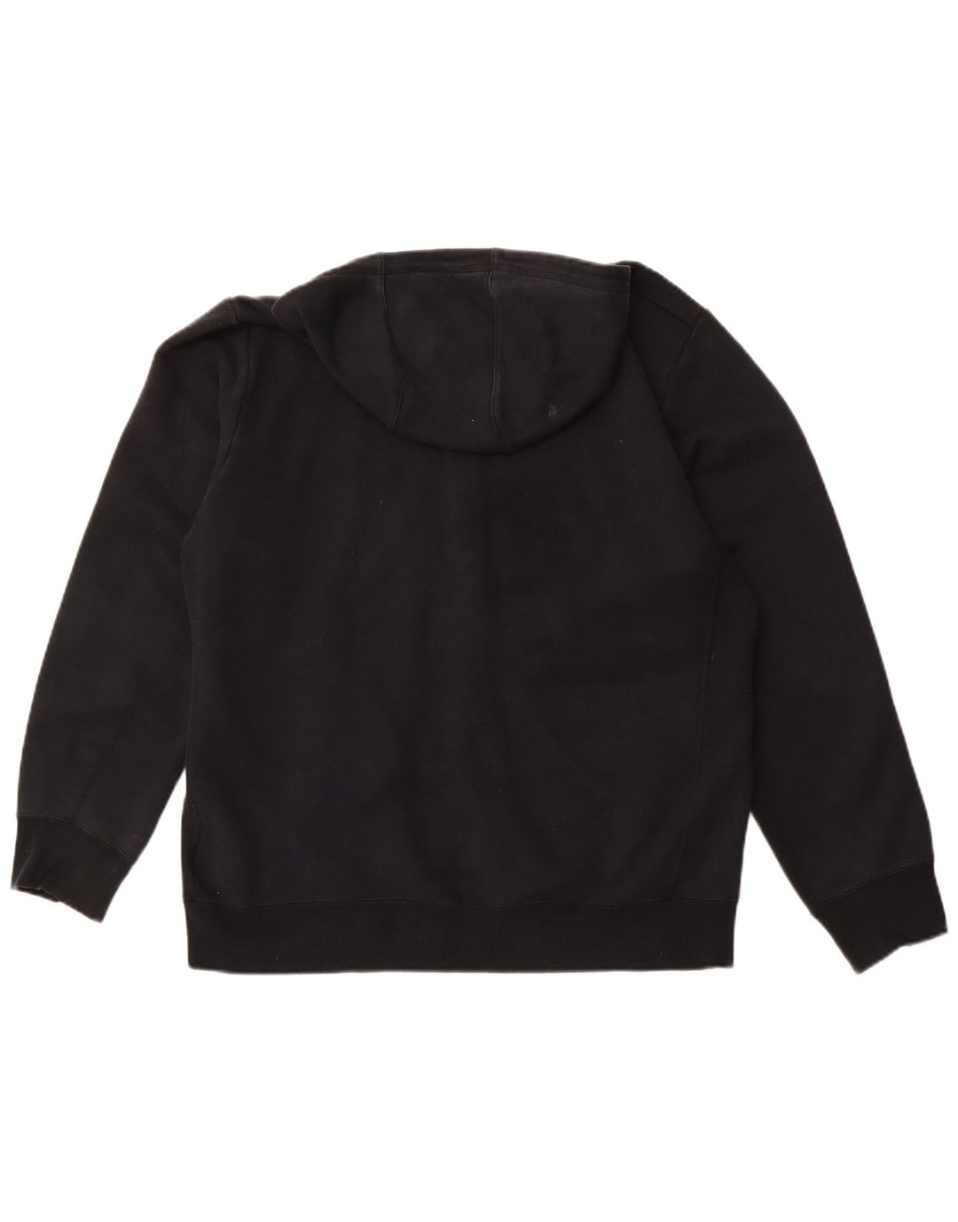 Maglione con cappuccio e zip da uomo ADIDAS grande in cotone nero