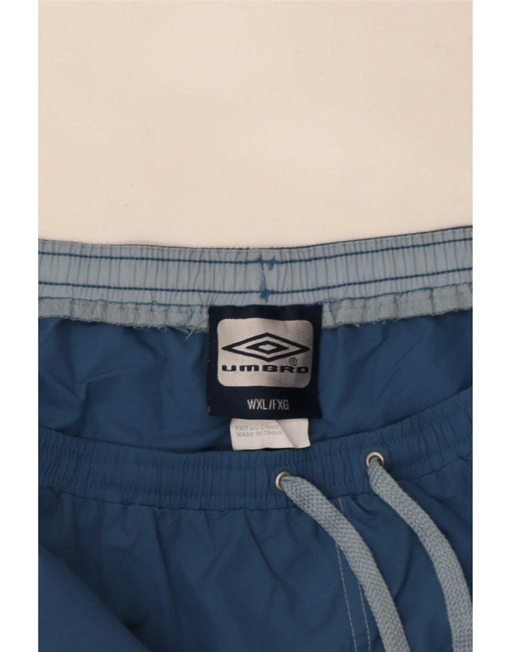 Pantaloncini da bagno da donna Umbro UK 18 XL poliestere blu