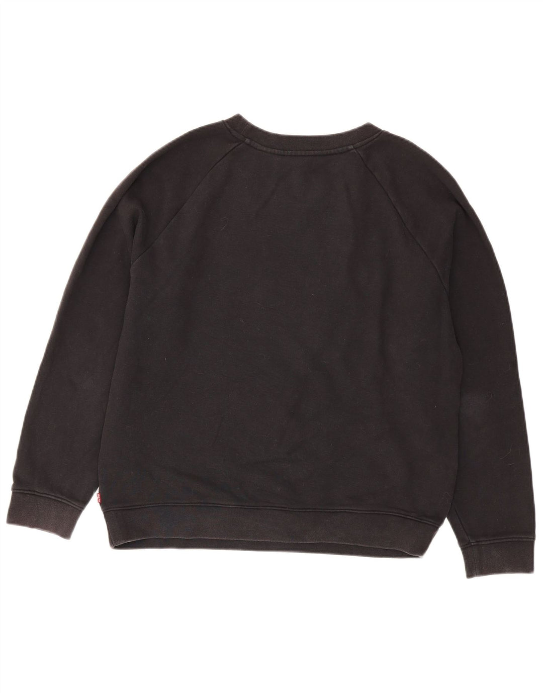 Felpa grafica da donna Levi's UK 16 grande cotone nero