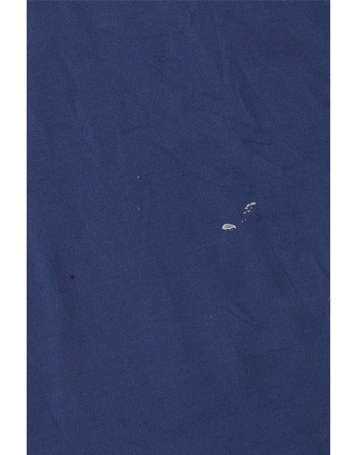 Felpa da uomo con collo con zip L.L.Bean, maglione XL, poliestere blu