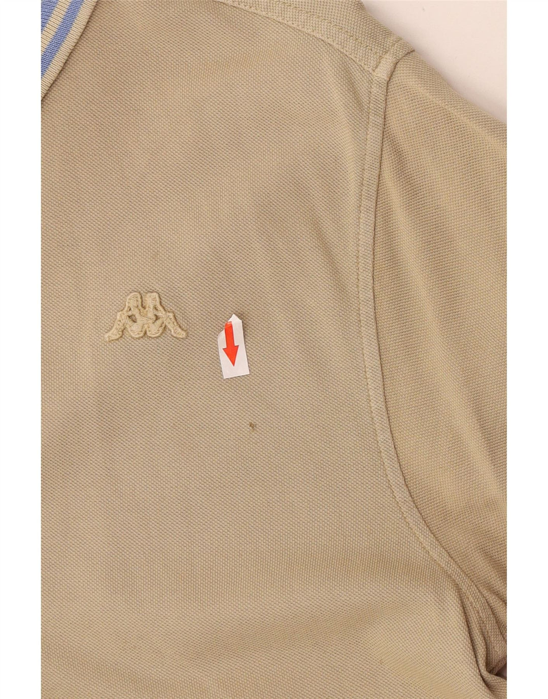 Polo Uomo Kappa in cotone Beige Medio
