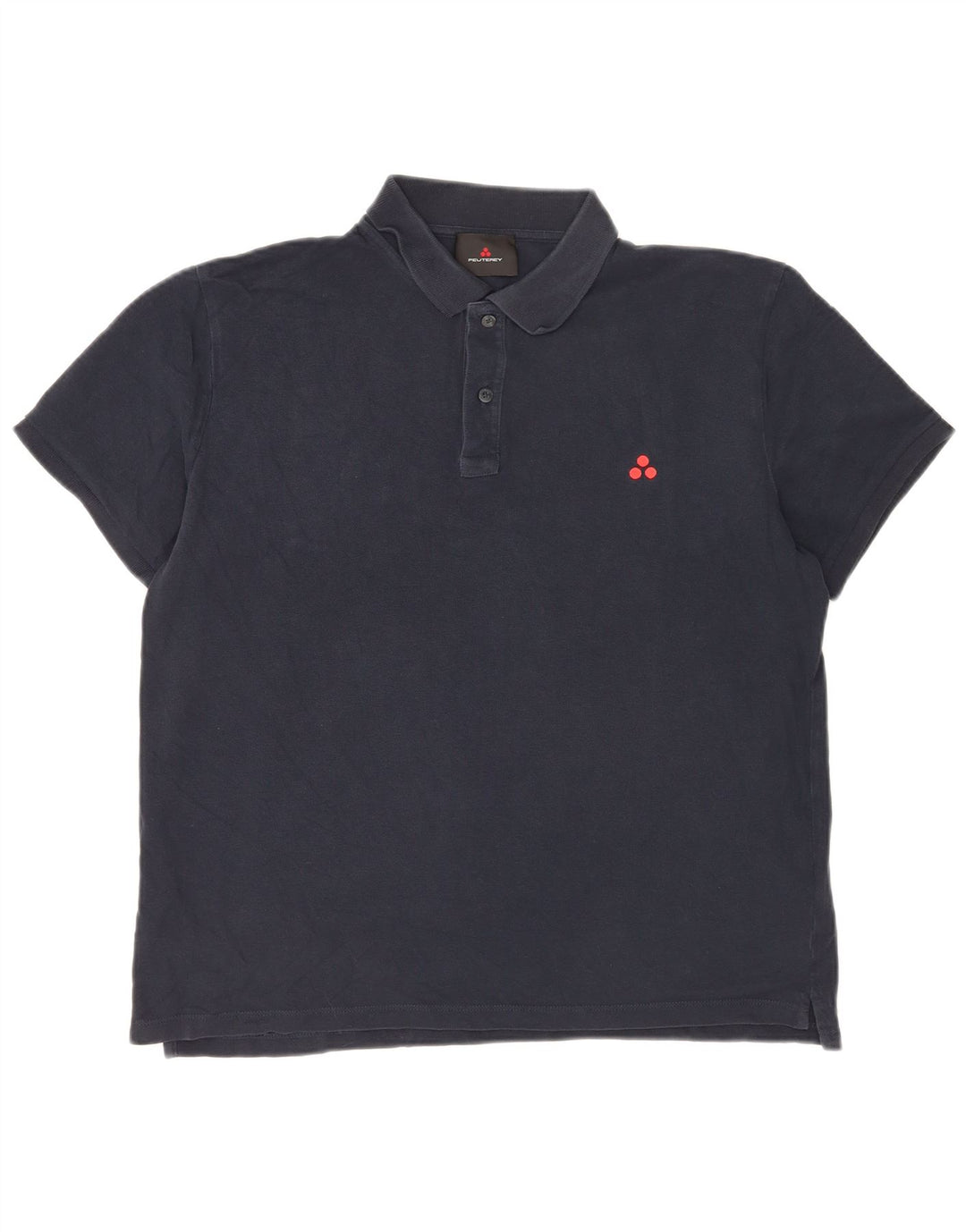 Polo da uomo PEUTEREY XL in cotone blu navy