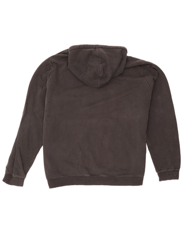 Felpa con cappuccio grafica da uomo Reebok 2XL in cotone nero