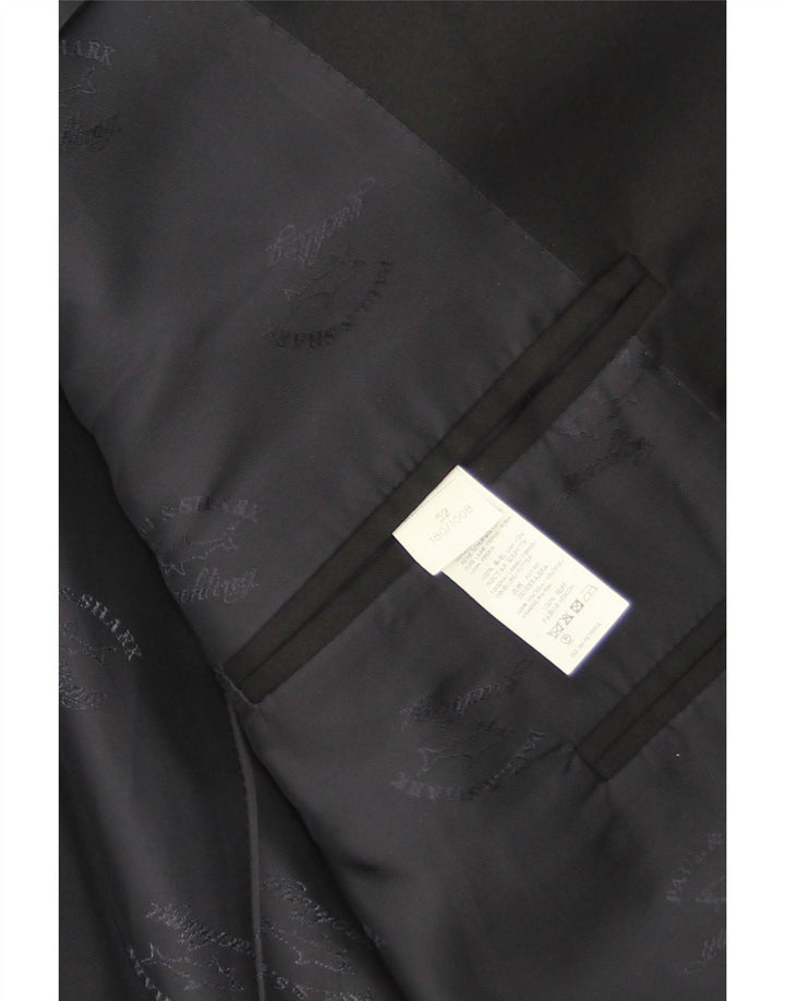Giacca blazer a 2 bottoni da uomo Paul & Shark IT 52 XL viscosa nera