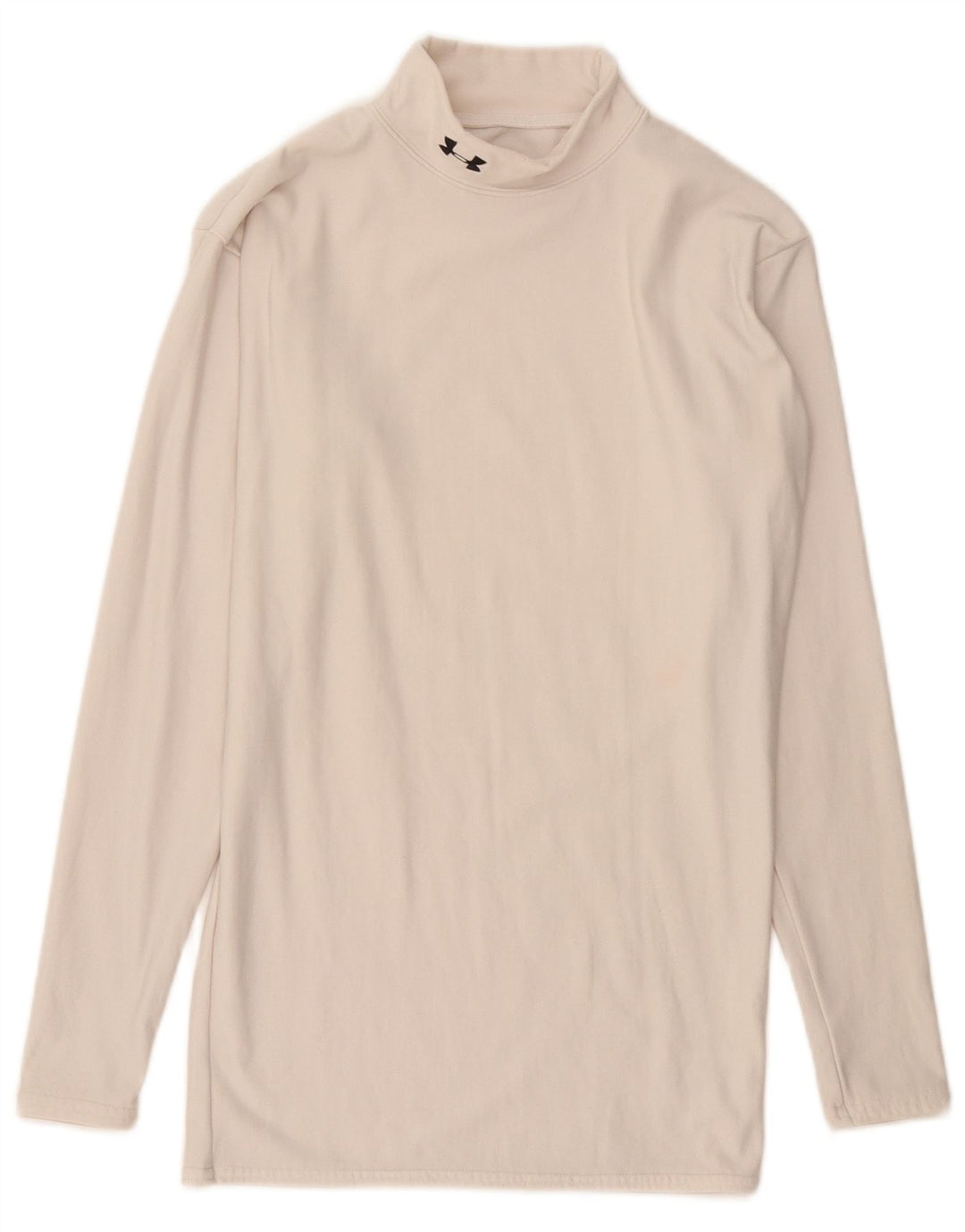 Under Armour Donna Cold Gear Top manica lunga grande nylon bianco sporco