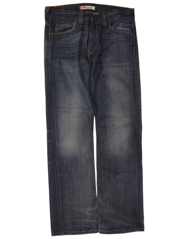 Jeans dritti da uomo Levi's 506 vestibilità standard W36 L34 cotone blu