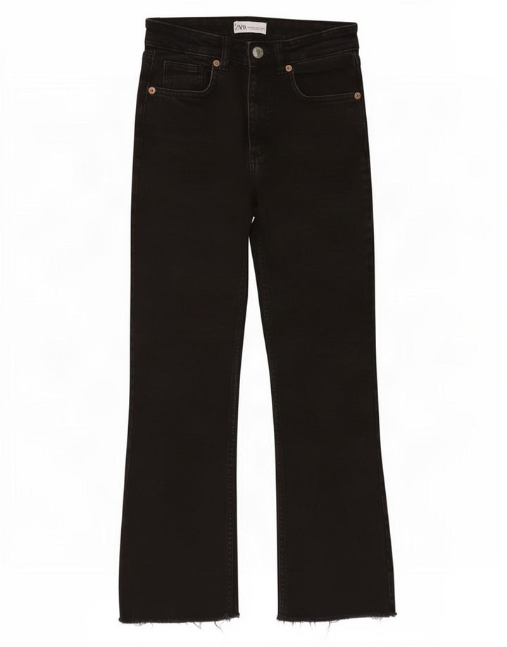 Jeans Bootcut da donna Zara EU 36 XS W26 L26 Nero