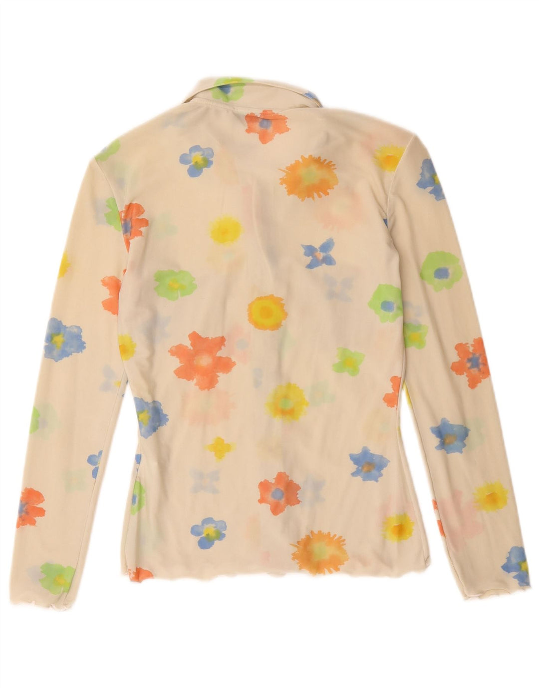 Max & Co. Camicia da donna camicetta UK 12 medio bianco sporco floreale