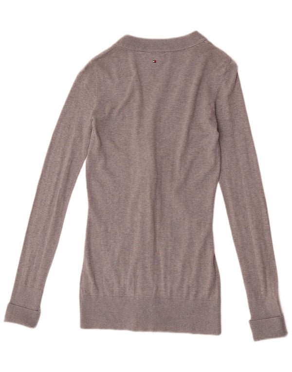 Maglione cardigan bambina Tommy Hilfiger 15-16 anni in cotone grigio