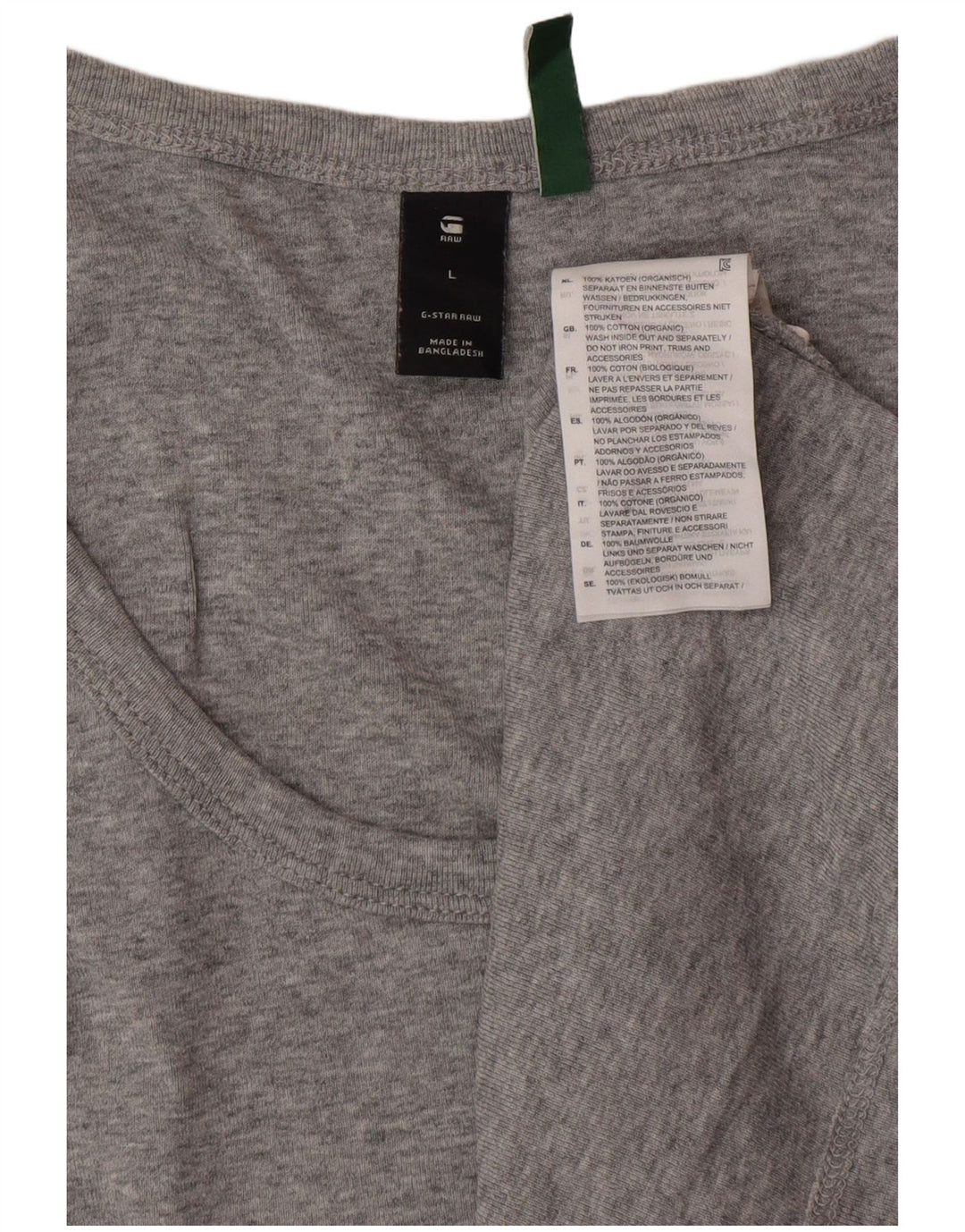 Canotta da uomo G-STAR grande in cotone grigio
