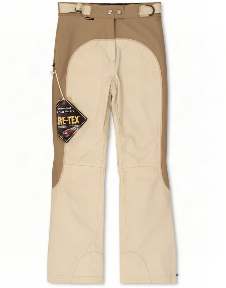 Pantaloni da sci da donna Samas UK 10 Small Beige Colourblock Poliestere