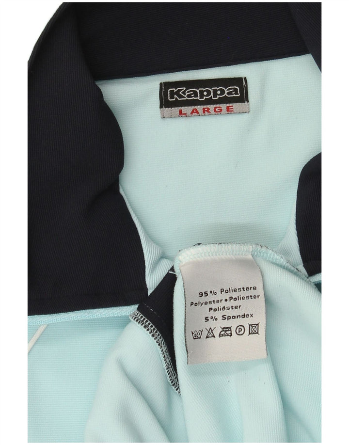 Giacca da tuta da donna Kappa UK 16 Large Blu Colourblock Poliestere