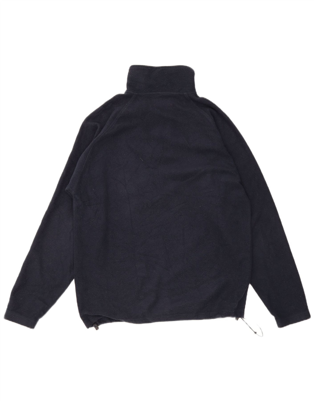 Maglione in pile da uomo KAPPA con zip e collo medio blu navy