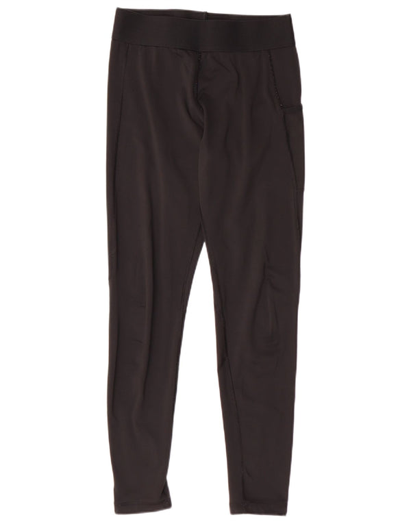 Leggings grafici Adidas Tech Fit da donna UK 12/14 medio nero