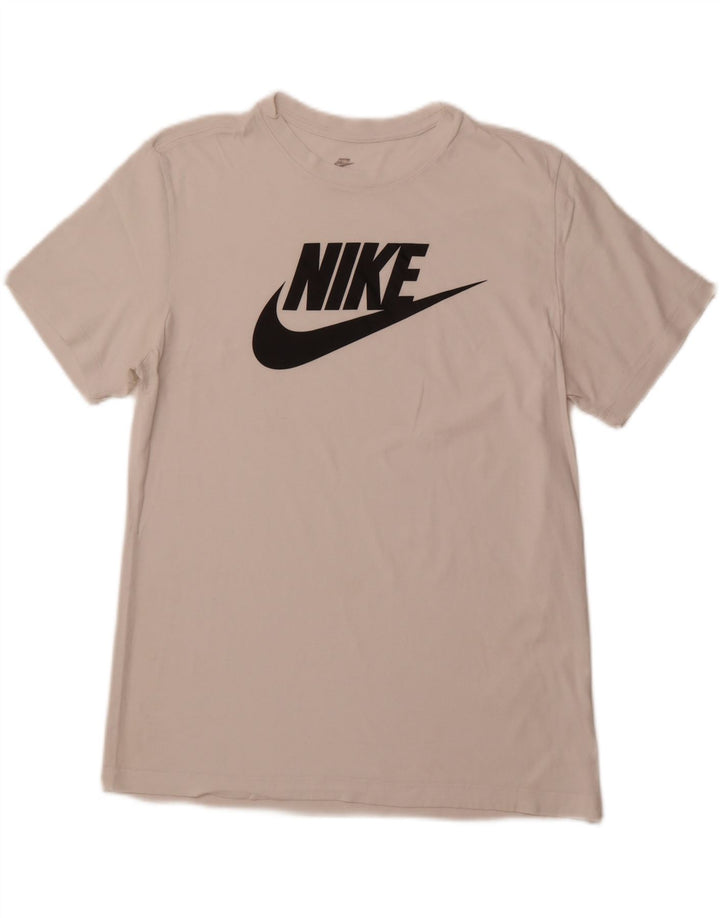T-shirt grafica da uomo NIKE Top grande bianca