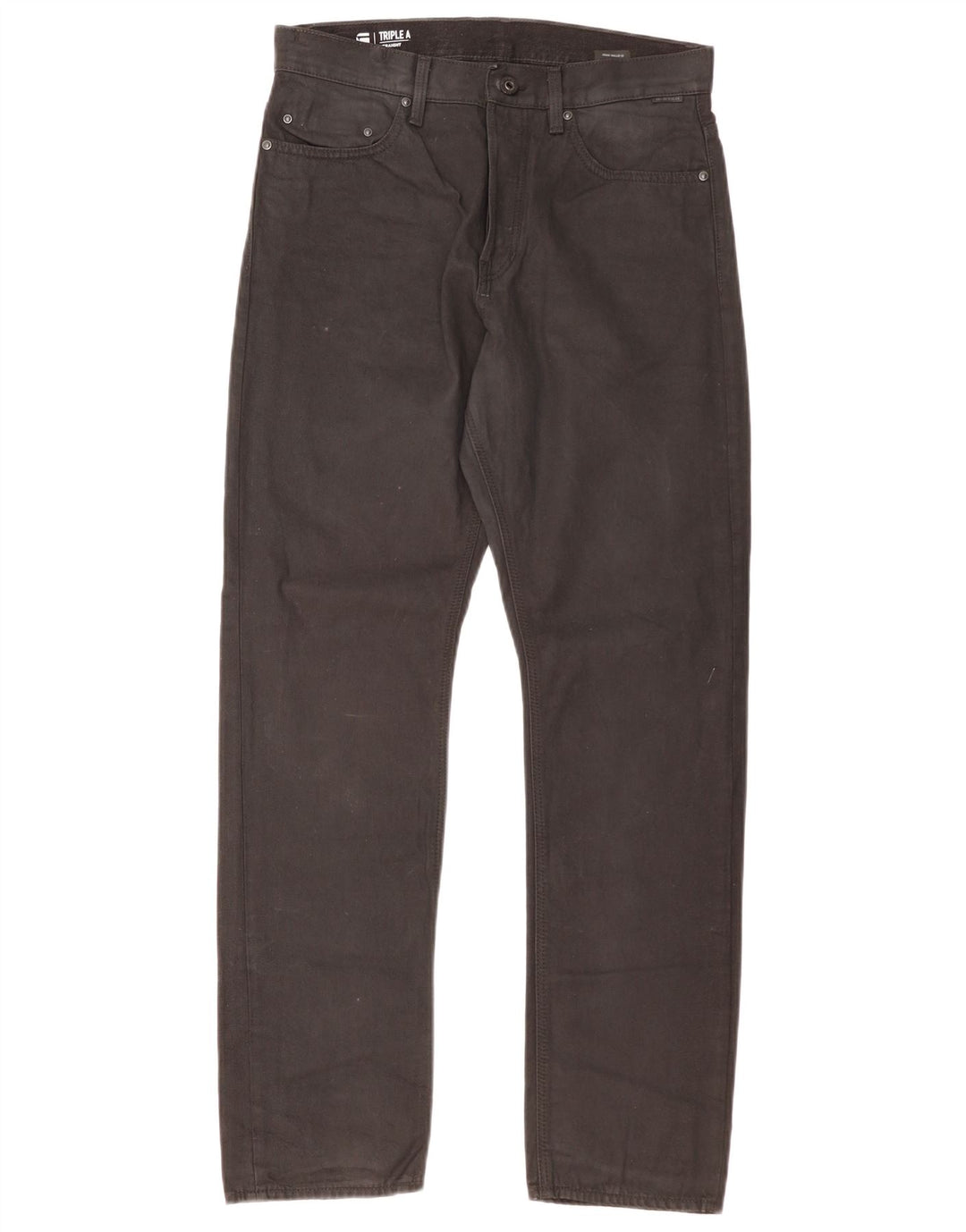 Jeans dritti da uomo G-Star W31 L32 cotone nero
