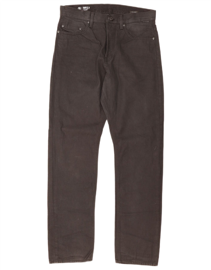 Jeans dritti da uomo G-Star W31 L32 cotone nero
