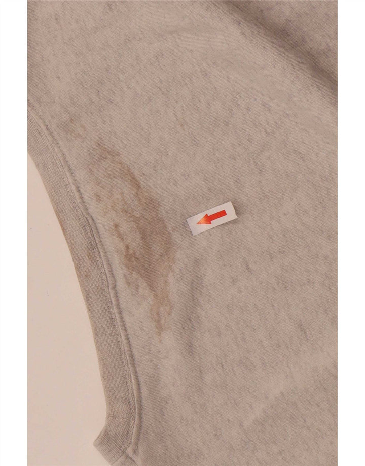 Felpa corta oversize da donna Nike UK 14 grigio medio a righe