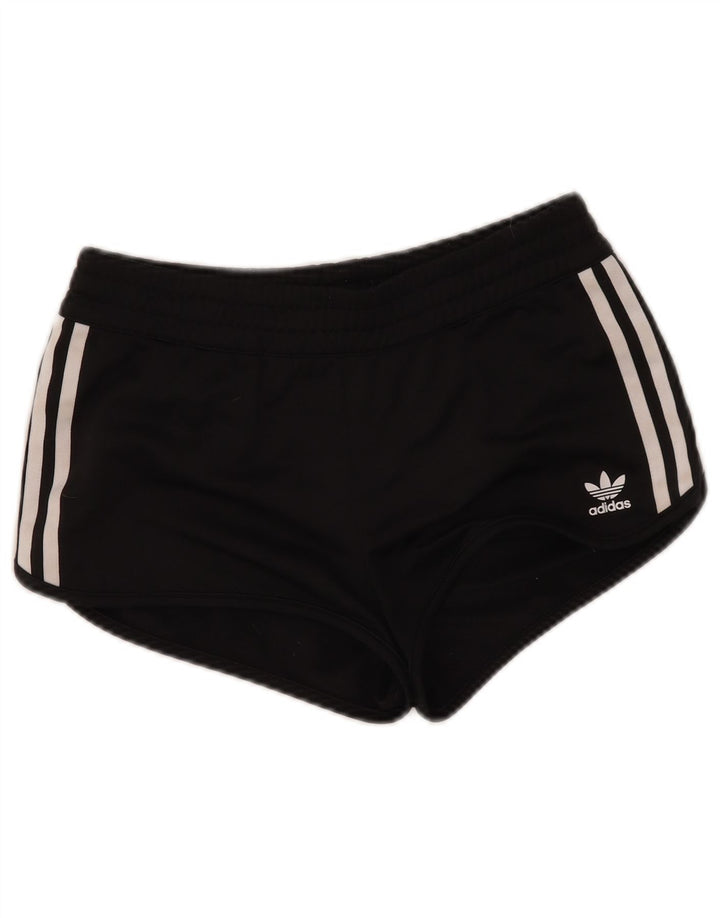 Pantaloncini sportivi Adidas da donna UK 10 piccoli poliestere nero