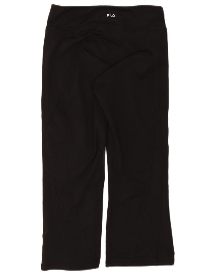 Pantaloni da tuta da donna Fila UK 12 Medium Nero Poliestere