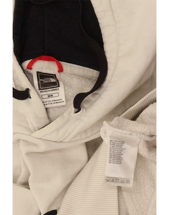 Felpa con cappuccio grafica da uomo The North Face in cotone bianco medio