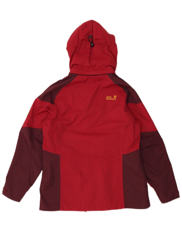 Giacca a vento da donna JACK WOLFSKIN UK 12/14 Colore rosso medio
