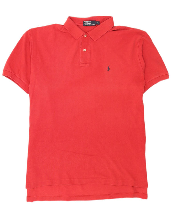 Polo Ralph Lauren Camicia da uomo XL in cotone rosso