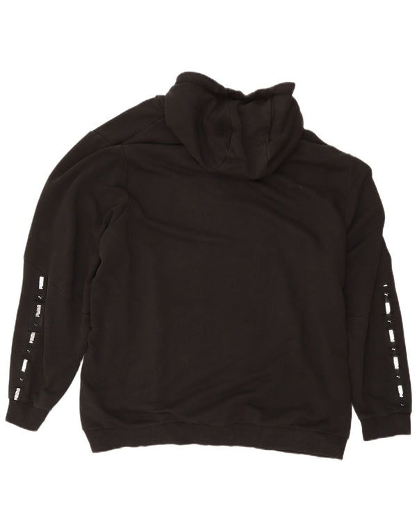 Felpa con cappuccio da uomo Puma 4XL cotone nero