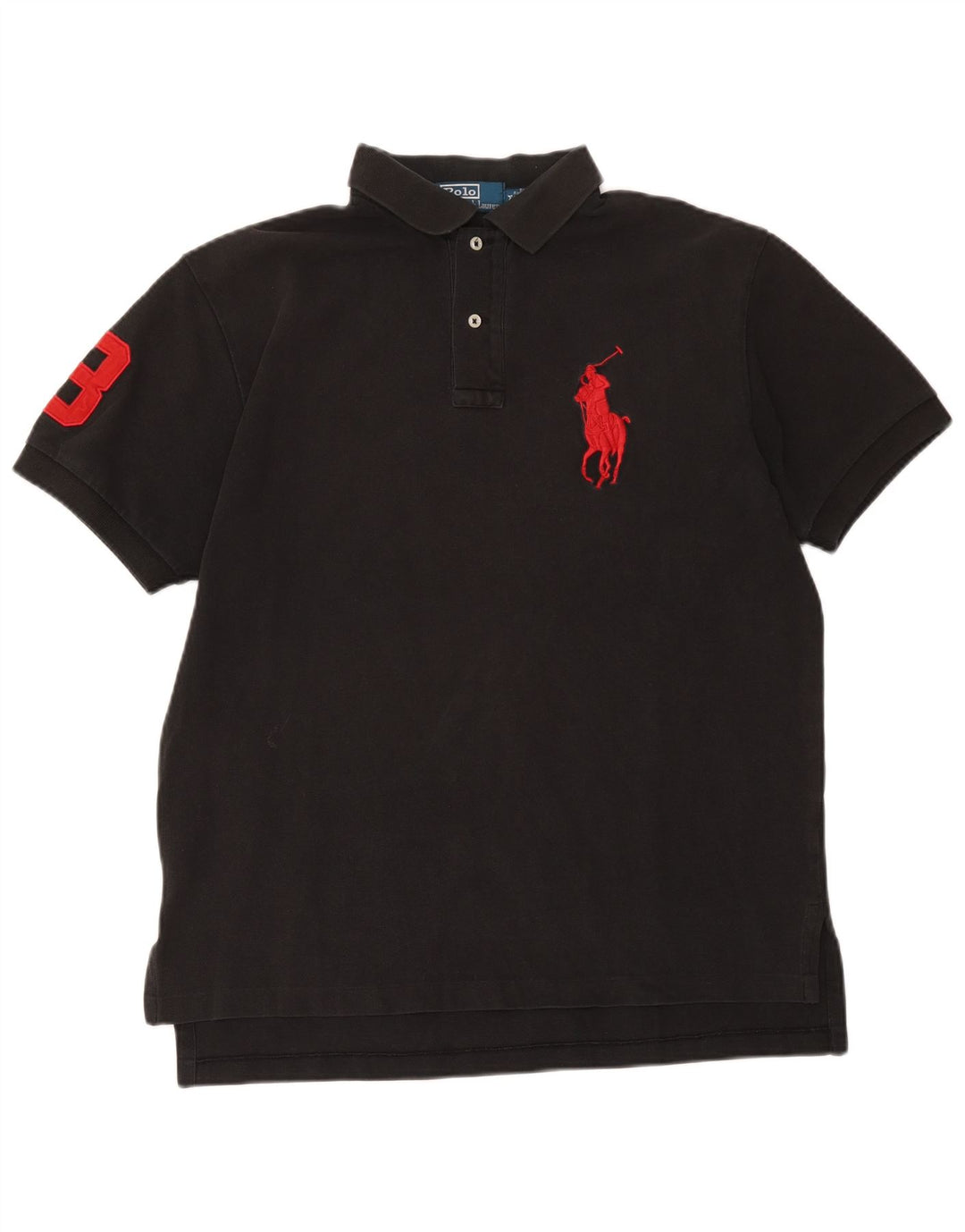 Polo Ralph Lauren Camicia grafica da uomo in cotone nero medio