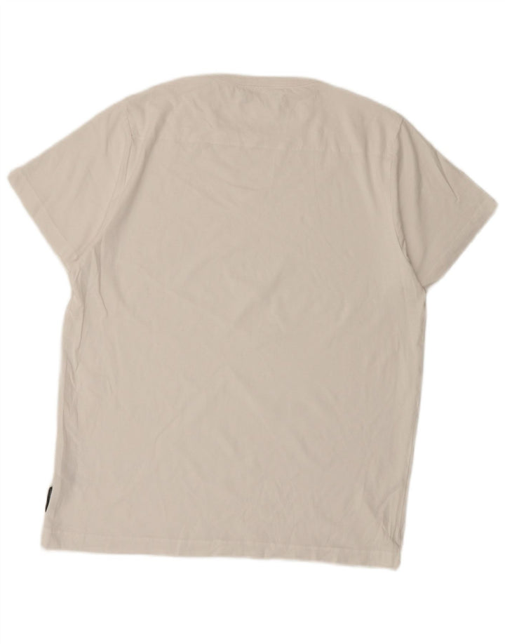 T-shirt da uomo French Connection Top XL in cotone bianco