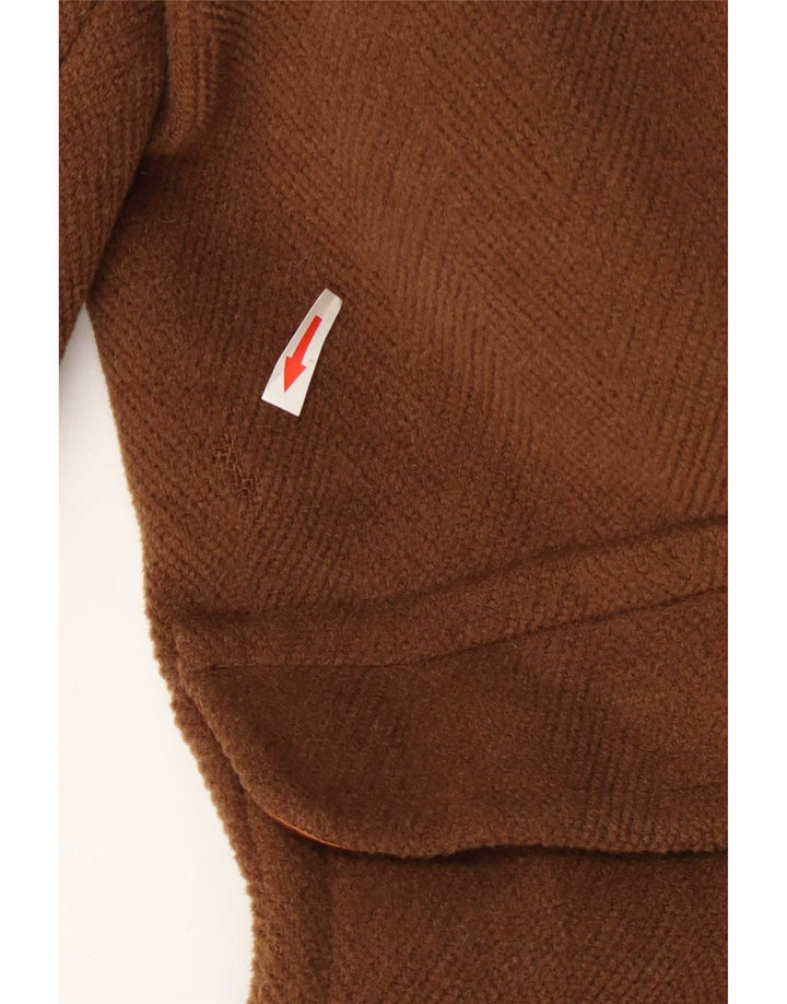Montgomery con cappuccio da uomo DAKS IT 48 Lana marrone medio