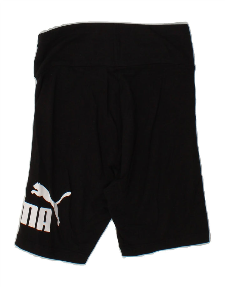 PUMA Mens Graphic Sport Shorts XS Black Cotton Vintage Puma and Second-Hand Puma from Messina Hembry 
