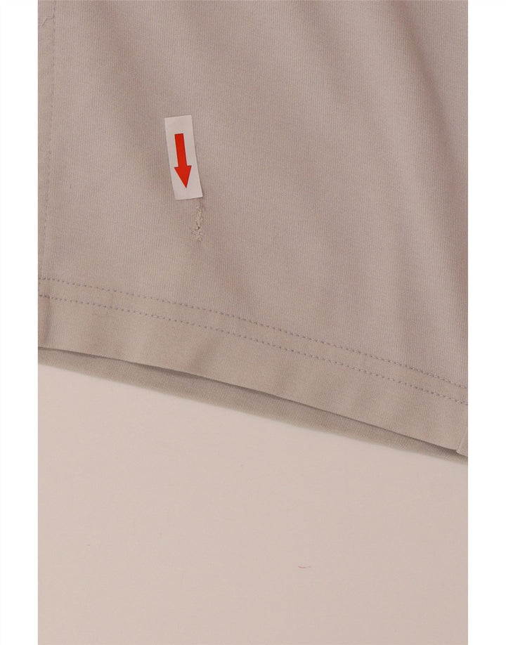 Pantaloncini sportivi Adidas da uomo piccoli in cotone grigio