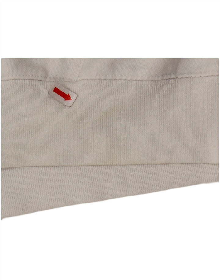 Felpa con cappuccio da uomo NIKE UK 45/47 XL cotone bianco