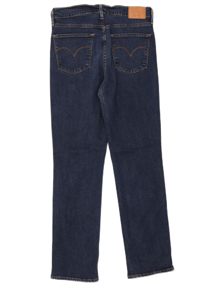 Jeans dritti a vita alta Levi's 724 da donna W29 L28 Lyocell blu