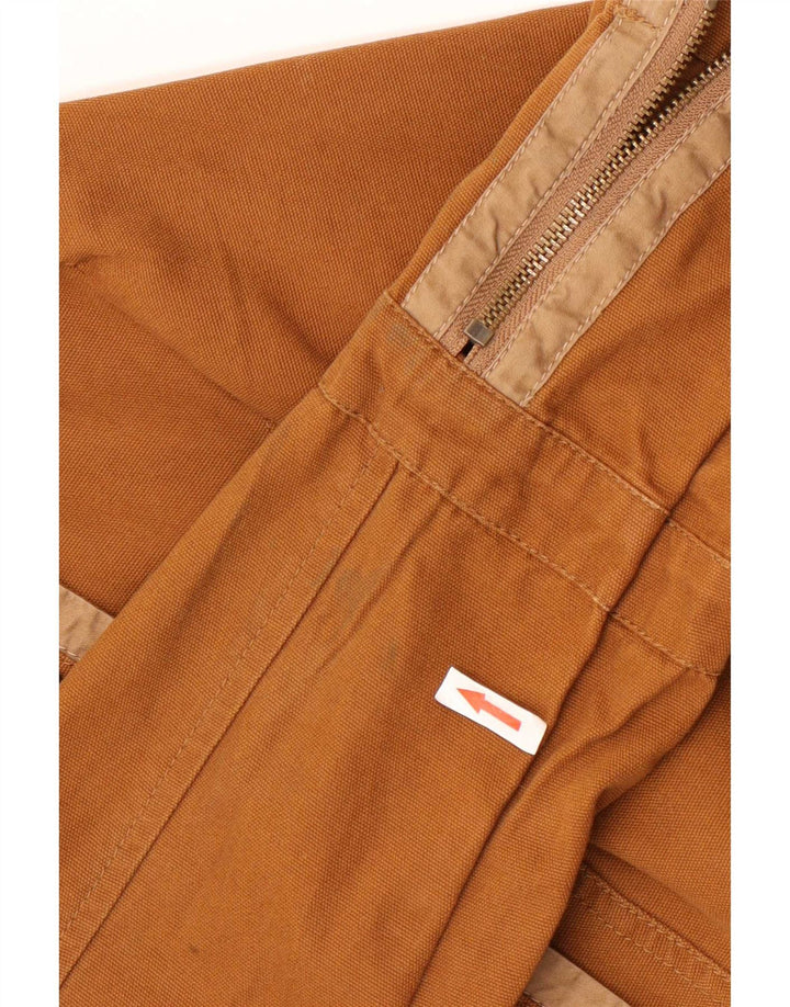 Giacca militare da donna Marks & Spencer UK 12 Cotone marrone medio