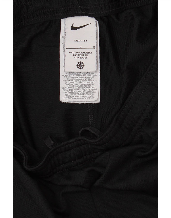 Pantaloni da tuta Nike Dri Fit da uomo, grandi, in poliestere nero