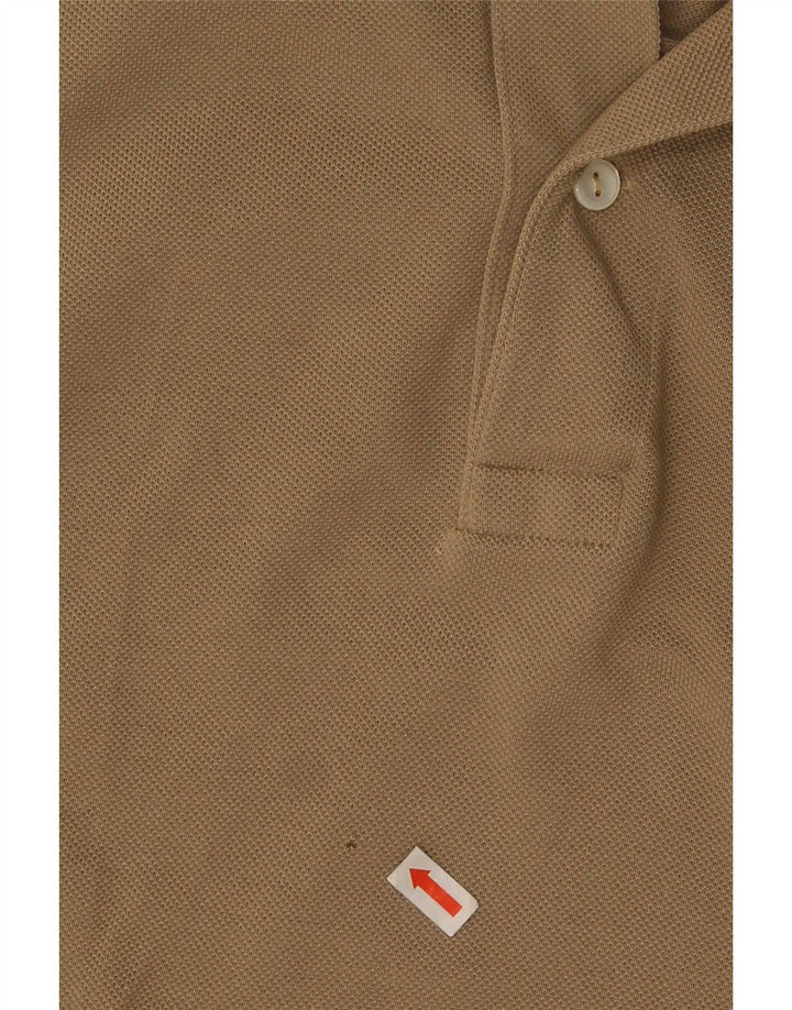 Polo Lacoste da uomo vestibilità regolare taglia 7 2XL cotone beige