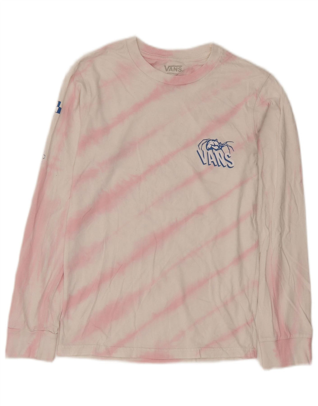 Maglietta Vans Premium da uomo a maniche lunghe XS in cotone tie-dye bianco