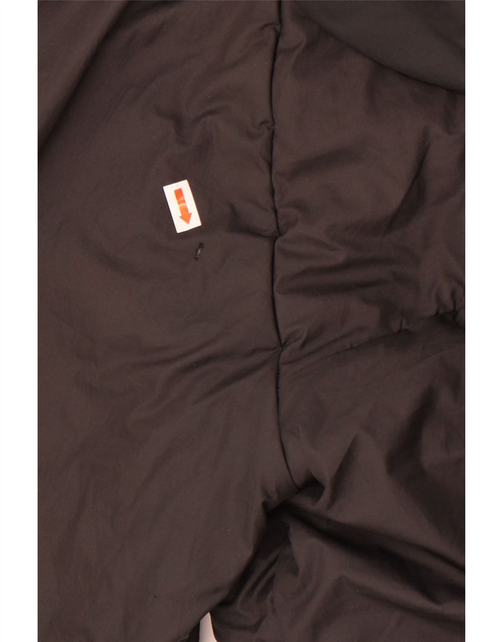 Giacca a vento con cappuccio Nike Therma-Fit da donna UK 14 media nera