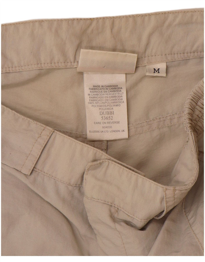 Pantaloni cargo dritti da uomo Ellesse medi W30 L30 Beige Poliammide