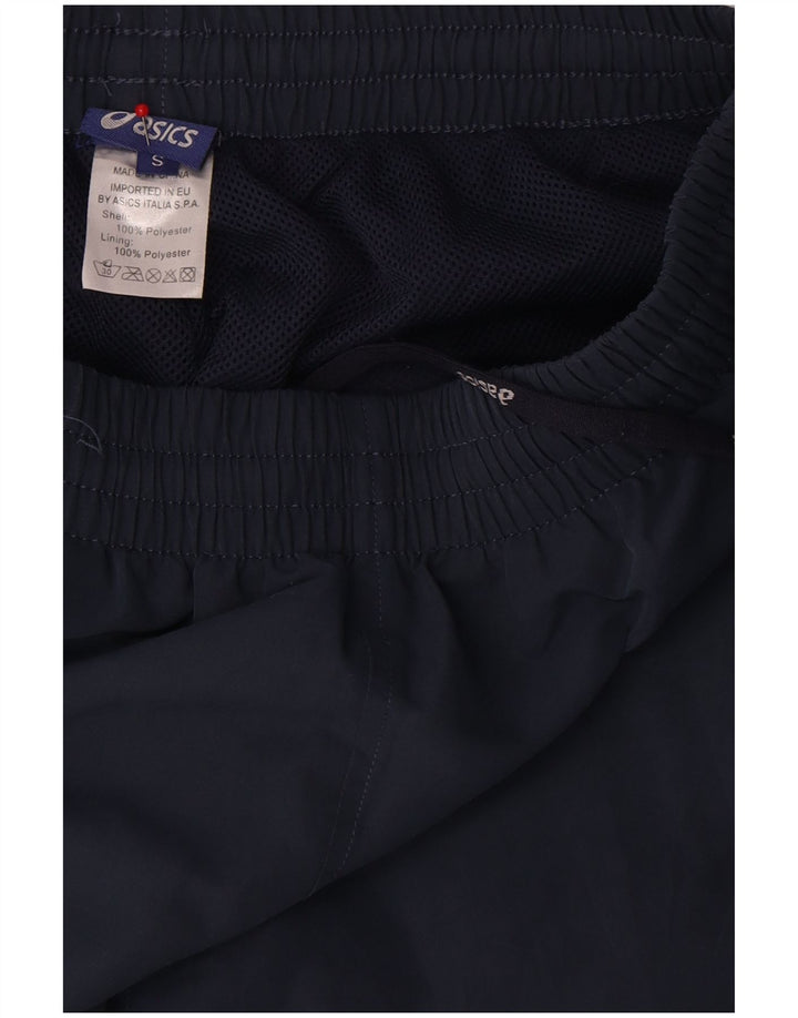 Pantaloncini sportivi ASICS da uomo piccoli in poliestere blu navy