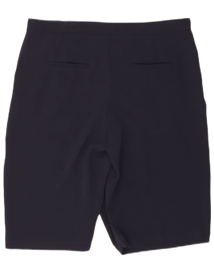 Pantaloncini chino da donna Zara grandi W32 poliestere blu navy