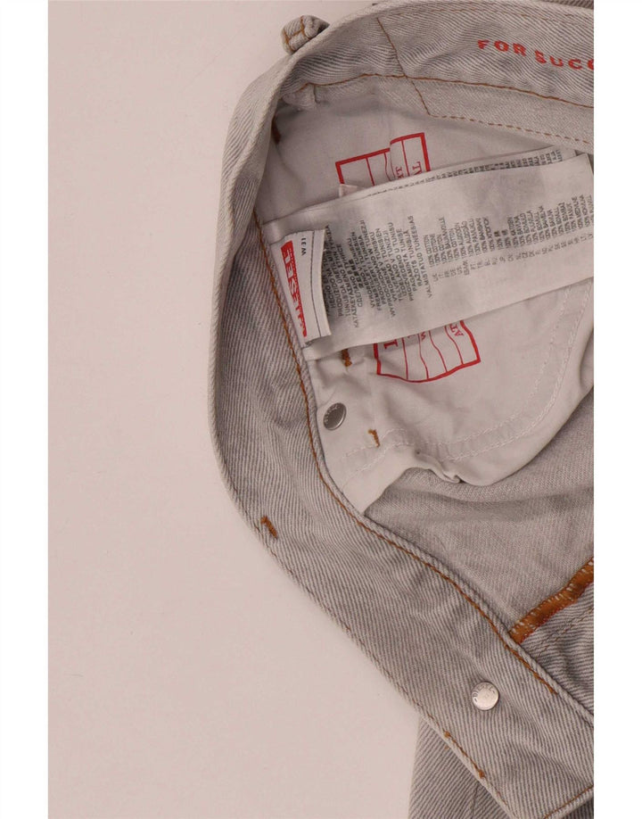 Jeans dritti da uomo Diesel W31 L30 cotone grigio